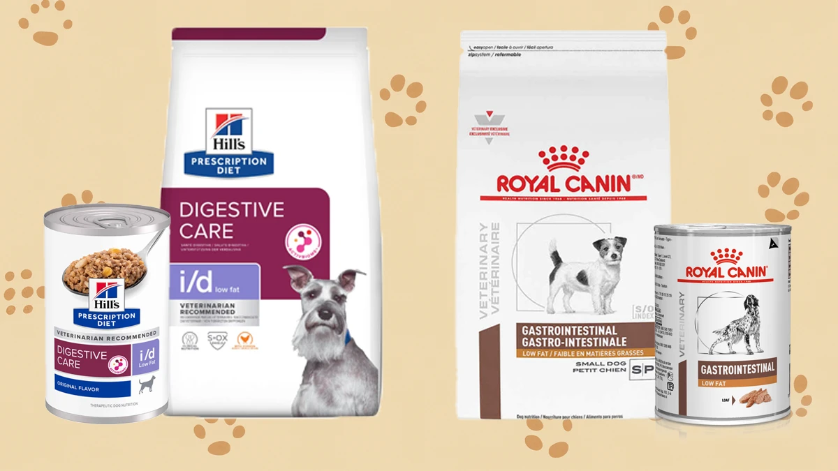 Корм для собак з ознаками панкреатиту - Hill's Prescription Diet Digestive Care i/d Low Fat і Royal Canin Gastrointestinal Low Fat