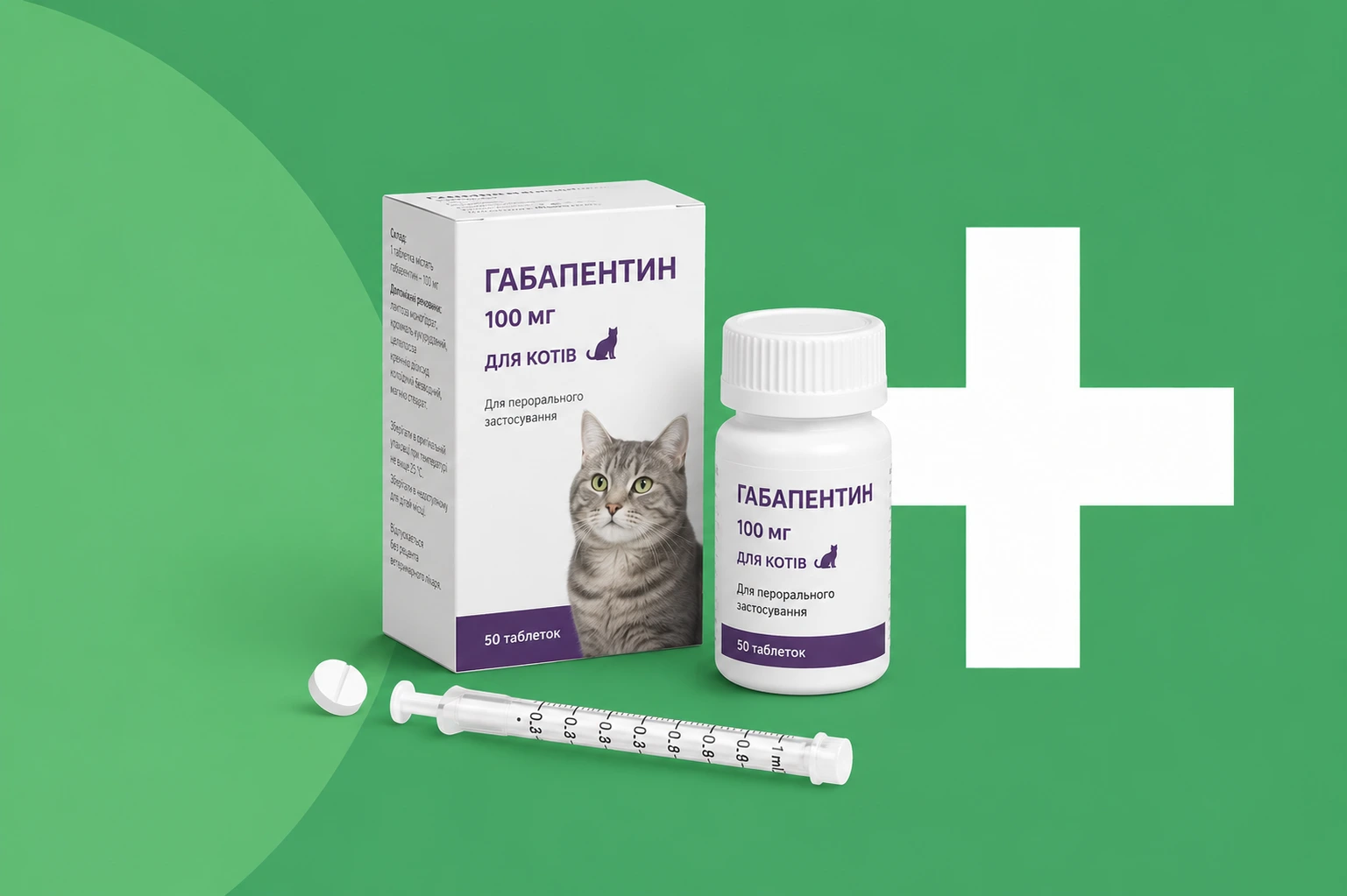Габапентин для котів від стресу